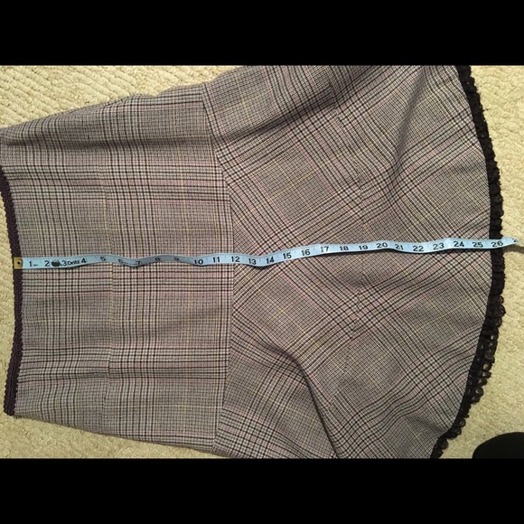 PLUM PURPLE A-LINE SKIRT GORGEOUS DETAIL - Picture 5 of 5